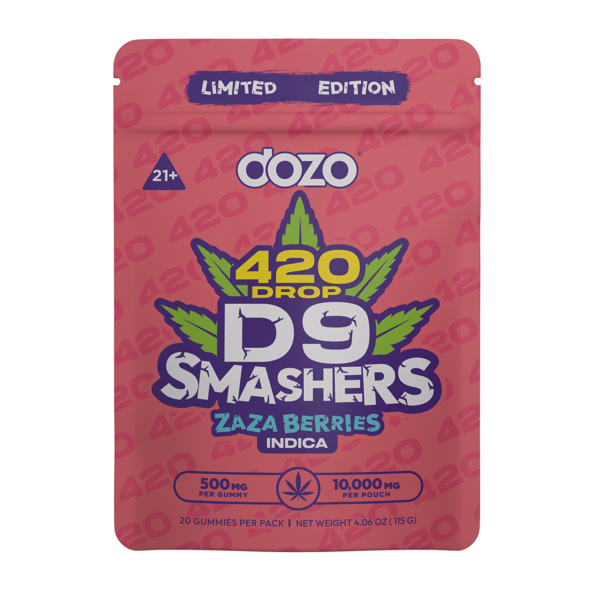 DOZO D9 Smashers Gummies 10,000MG - 20 Count