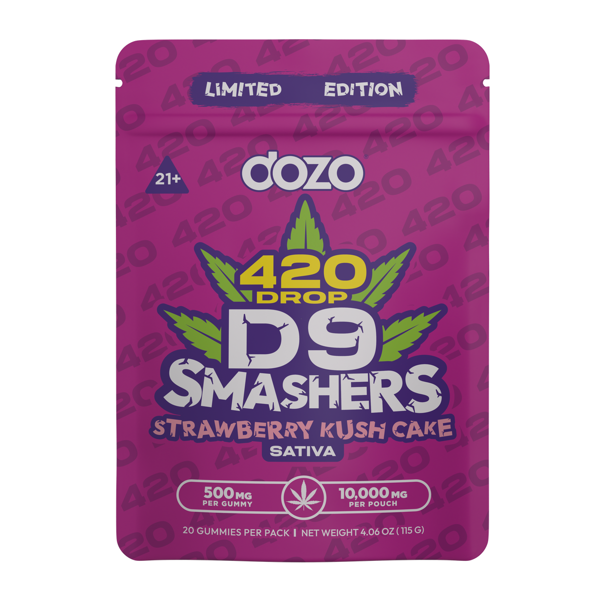 DOZO D9 Smashers Gummies 10,000MG - 20 Count