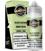 Honeydew Killer Kustard by Vapetasia 100ML bottle featuring creamy custard blended with sweet honeydew melon, 70/30 VG/PG ratio, available in 3MG and 6MG nicotine strengths.