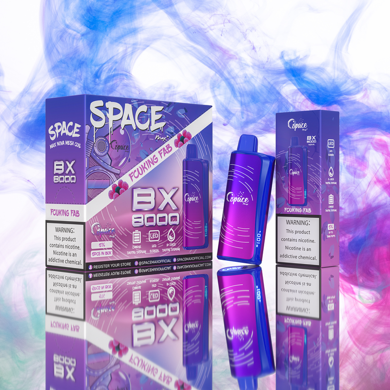 SpaceMax BX8000 Rechargeable Disposable Device – 8000 Puffs