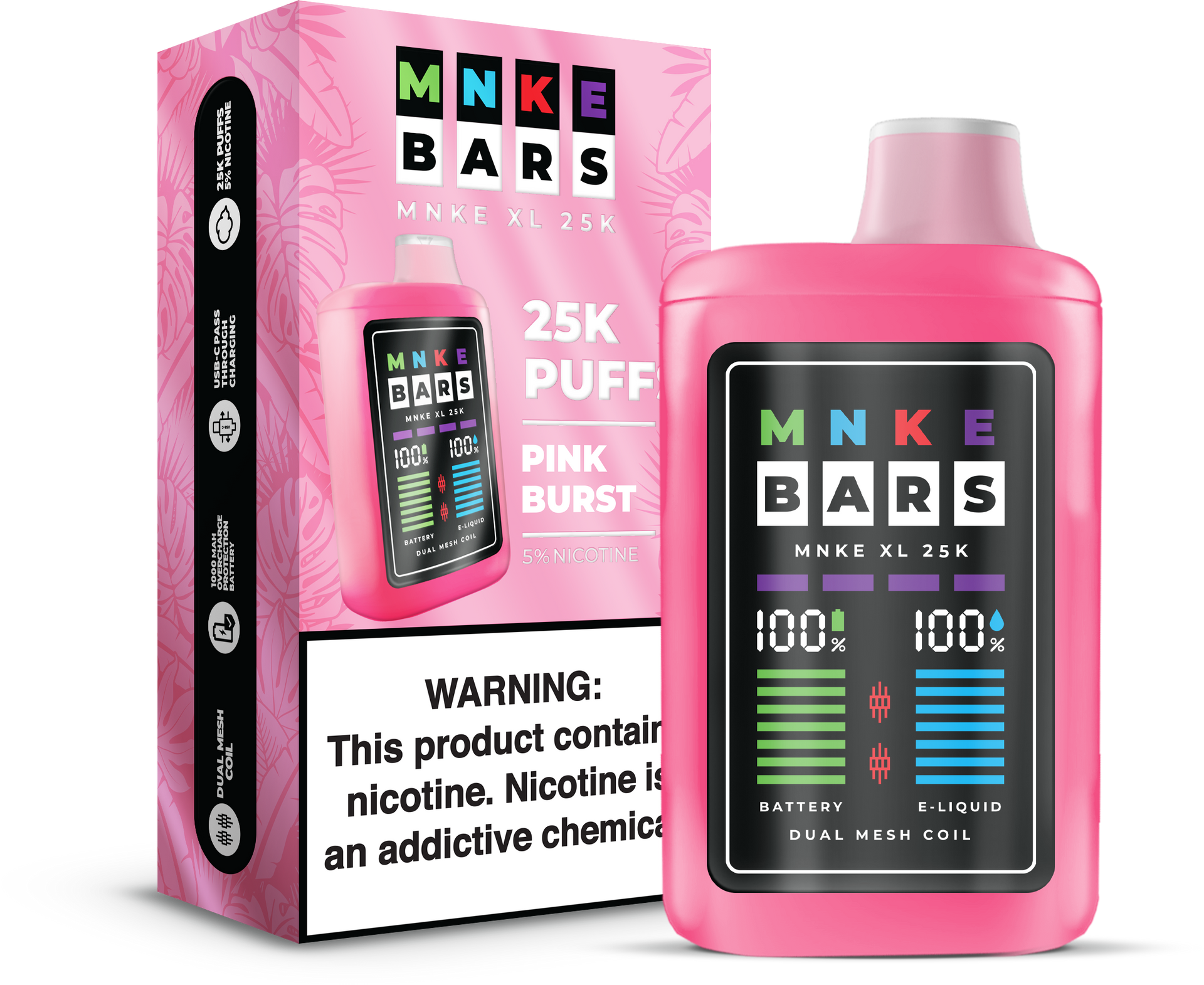 mnke bar vape MNKE Bars XL 25K Disposable – 25,000 Puffs