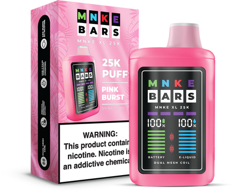 MNKE Bars XL 25K Puff Disposable Device – 25,000 Puffs