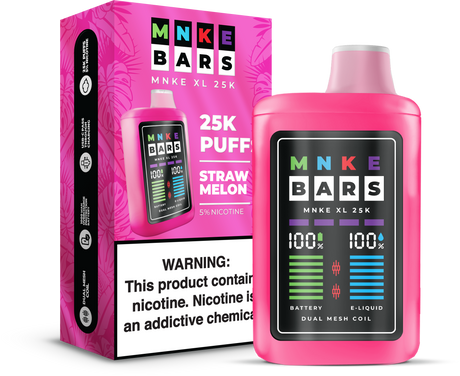 MNKE Bars XL 25K Puff Disposable Device – 25,000 Puffs