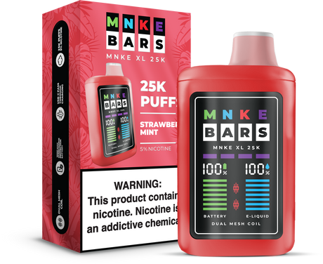 MNKE Bars XL 25K Puff Disposable Device – 25,000 Puffs