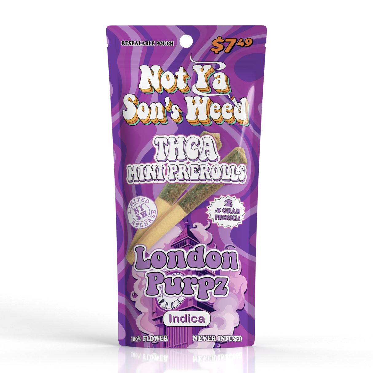 Not Ya Son's Weed 0.5g THCA Mini Pre Rolls - 2 Count