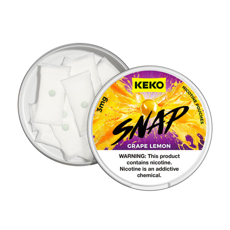 KEKO "SNAP" - Grape Lemon - Nicotine Pouch (15 Count)