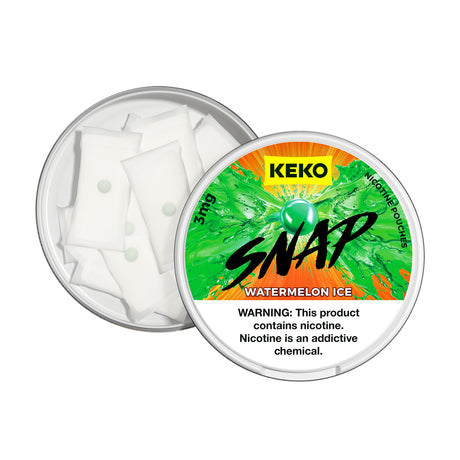 KEKO "SNAP" - Watermelon Ice - Nicotine Pouch (15 Count)