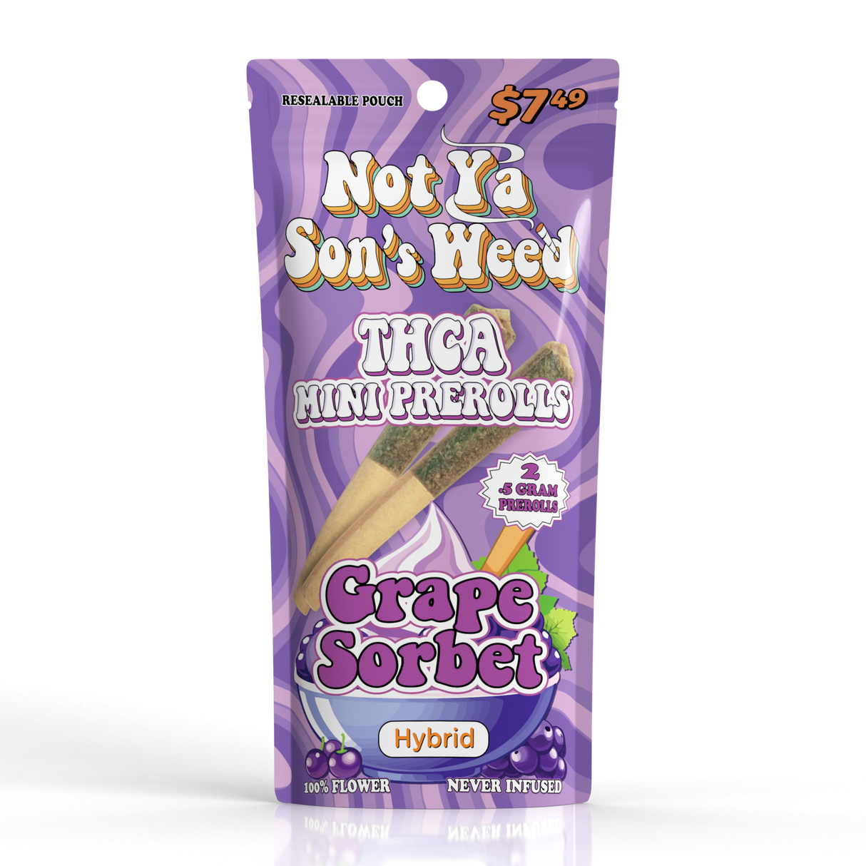 Not Ya Son's Weed 0.5g THCA Mini Pre Rolls - 2 Count