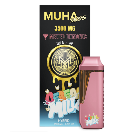 MUHA MEDS Melted Diamonds THC-A D9 3.5g Disposable