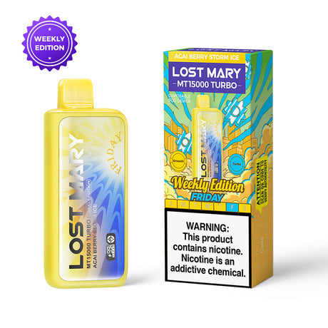 Lost Mary MT15000 Turbo Weekly Edition Disposable – 15000 Puffs