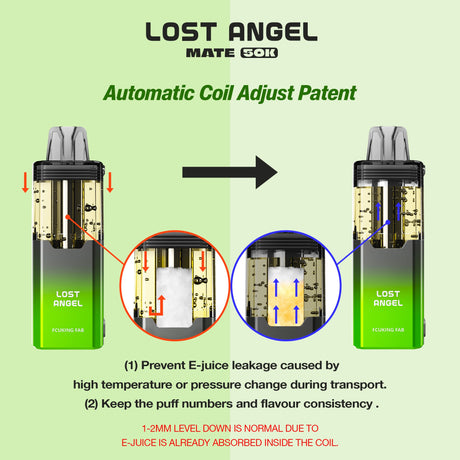 Lost Angel MATE 50K Disposable Device POD – 50000 Puffs
