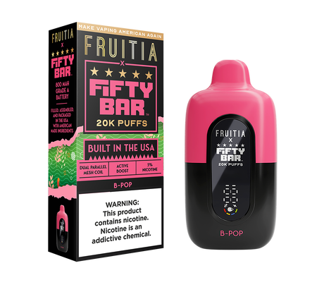 FRUTIA x FIFTY BAR 20K Puff Disposable Device - 20000 Puffs
