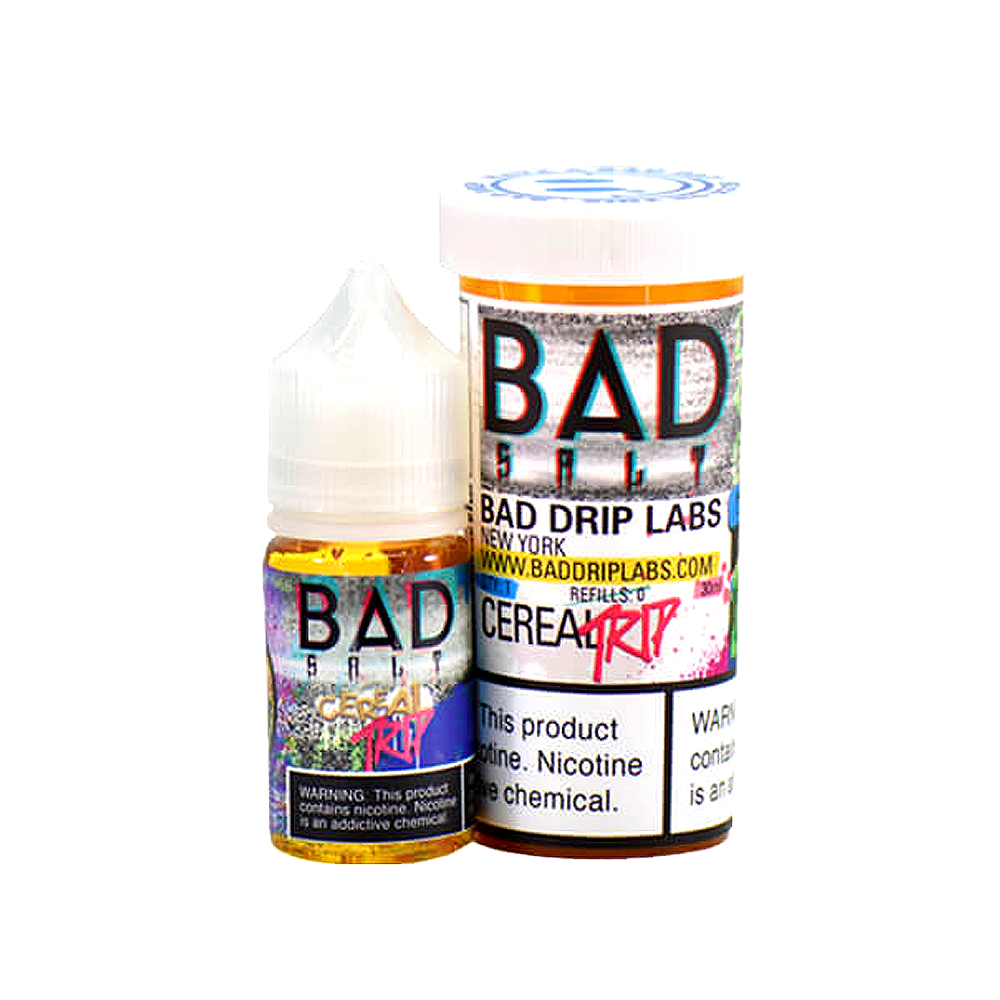 BAD SALT Cereal Trip 30ML – Fruity Cereal & Donut Milk Nicotine Salt E-Liquid