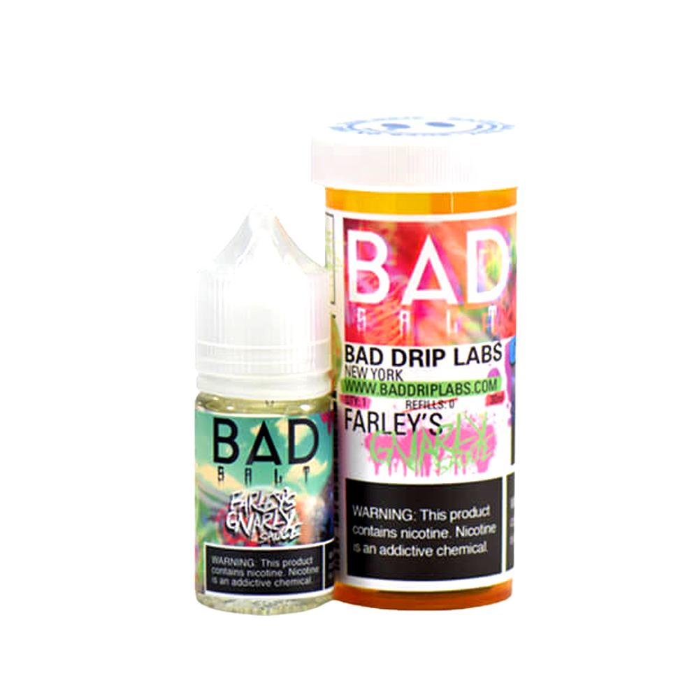 AD SALT Farley’s Gnarly Sauce 30ML – Strawberry Kiwi & Bubble Gum Nicotine Salt E-Liquid