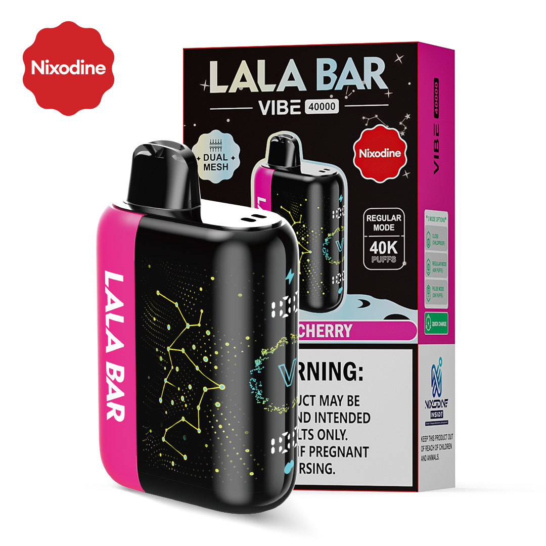 LALA BAR Vibe 40K Disposable Device | 40,000 Puff Nixodine Device   VapoRider