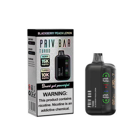 PRIV BAR Turbo Disposable Device - 15000 Puffs