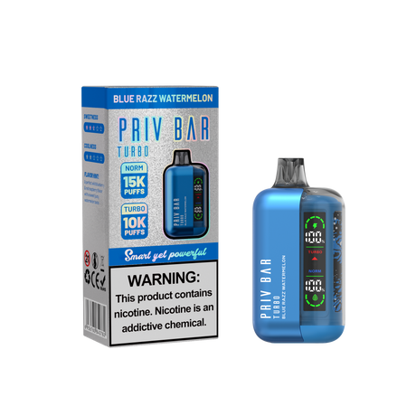 Priv Bar Turbo Disposable Vape Device 15000 Puffs