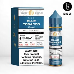 BSX Vapor Blue Tobacco 60 mL – Deep, Smooth Tobacco Vape Juice