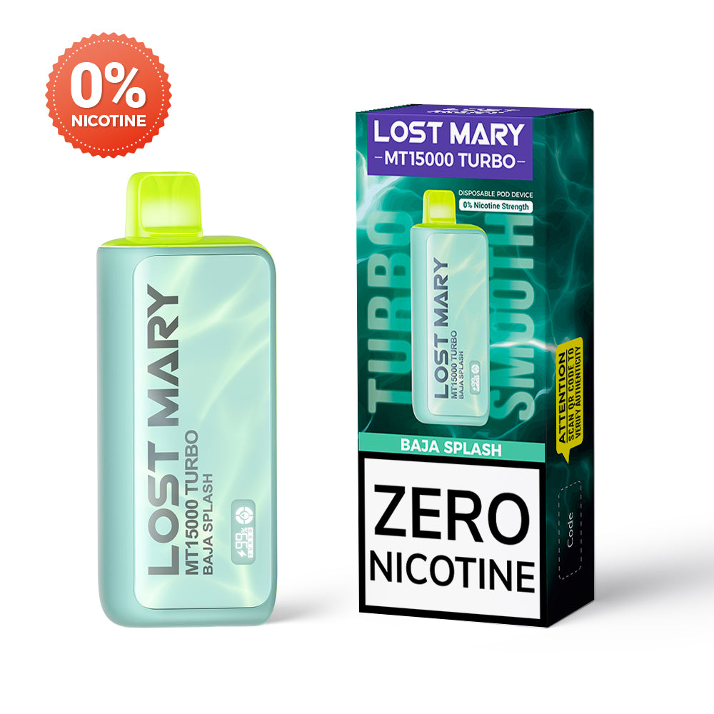 Lost Mary MT15000 Turbo ZERO NICOTINE Disposable – 15000 Puffs