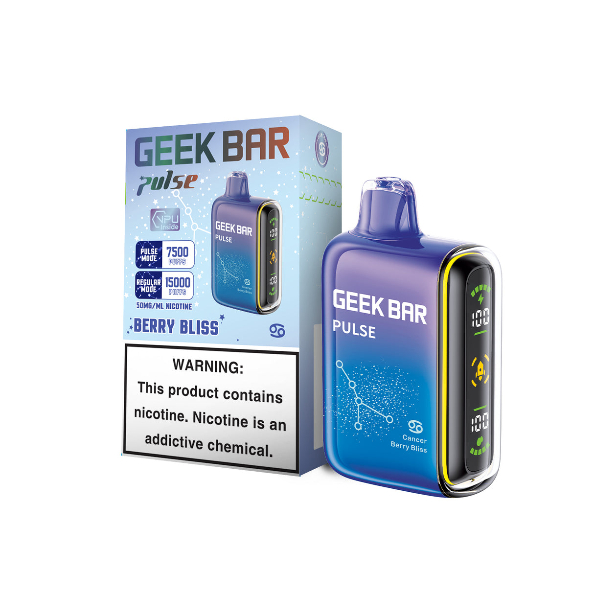 Geek Bar PULSE 15000 Rechargeable Disposable Device - 15000 Puffs