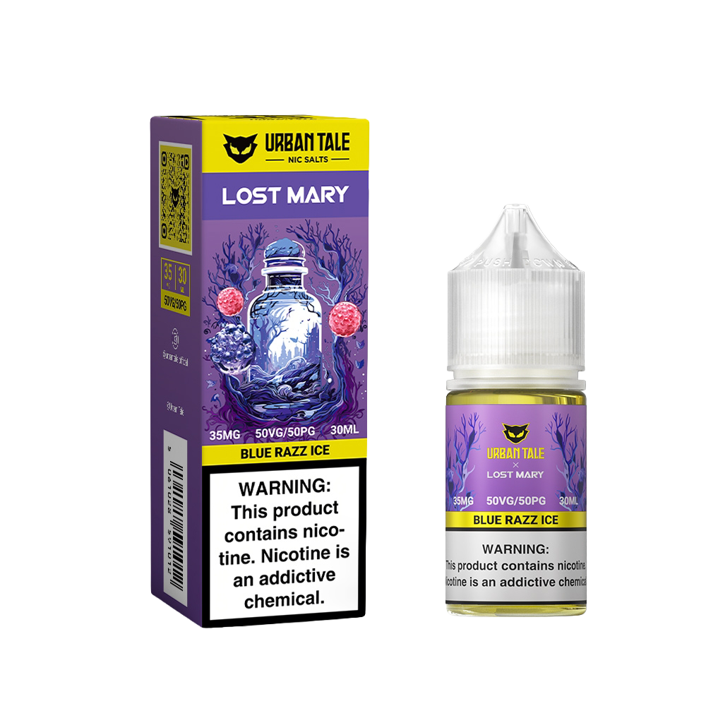 Urban Tale x Lost Mary - Blue Razz Ice - Nic Salt 30ML E-Liquid