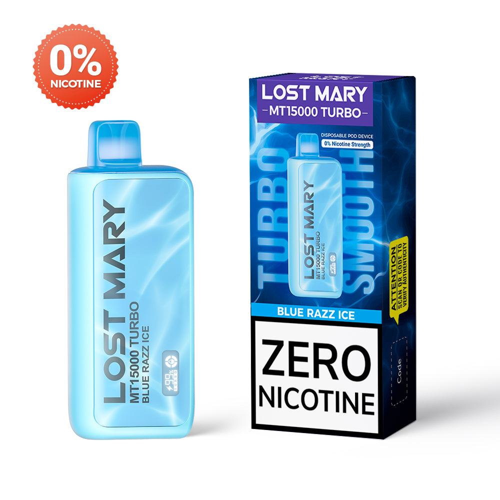 Lost Mary MT15000 Turbo ZERO NICOTINE Disposable – 15000 Puffs