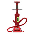 Burgundy Red Cloud X Hookah: Stylish Burgundy Red FZZYBAR Cloud X Hybrid Hookah, perfect for lounges.