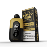 FIFTY BAR "Black Series" Powered by BEARD VAPE Co. 20K Puff Disposable Device - 20000 Puffs