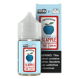 7 Daze Reds Apple x KEEP IT 100 ICED Slapple 30ML nicotine salt e-liquid with apple, blue raspberry slushie, and menthol flavor.
