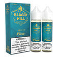 BADGER HILL RESERVE Classic 120ML twin pack e-liquid with bold tobacco flavor profile.