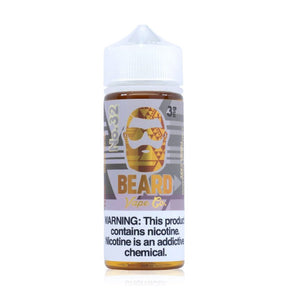 Beard Vape Co No. 32 120ML e-liquid with warm cinnamon funnel cake dessert flavor.