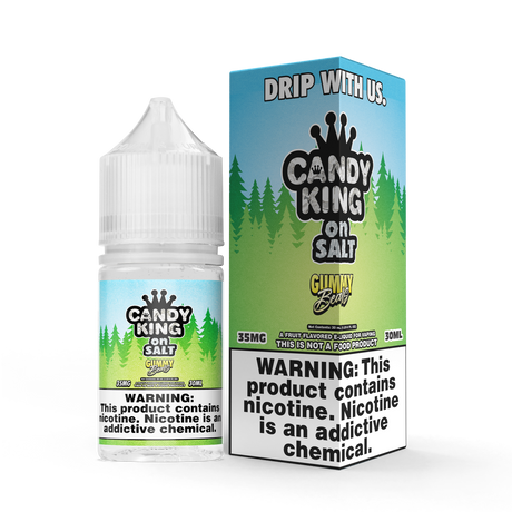 30ML CANDY KING on SALT Gummy Bears bottle with mixed fruit gummy candy flavor