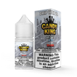 CANDY KING on SALT ICED Worms 30ML nicotine salt e-liquid with fruity sour gummy candy and menthol flavor.