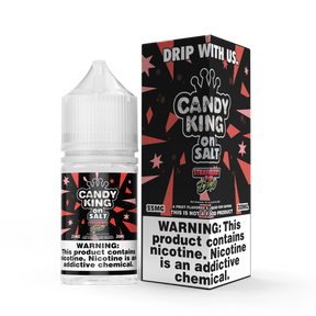 30ML CANDY KING on SALT Strawberry Pop Drops bottle with strawberry popping candy flavor