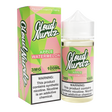 Cloud Nurdz Apple Watermelon 100ML e-liquid with sour apple, watermelon, and candy flavor profile.
