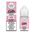 DINNER LADY Nic Salt Strawberry Macaroon 30ML e-liquid with strawberry, almond, and coconut macaroon flavor profile.