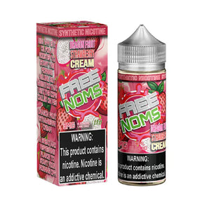 120ML Free Noms Dragon Fruit Strawberry Cream bottle with dragon fruit, strawberry, and cream flavor