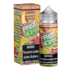 120ML Free Noms Guava Mango Peach bottle with tropical guava, mango, and peach flavor