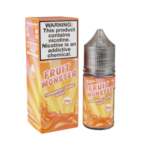 30ML Fruit Monster Salt – Passionfruit Orange Guava bottle with tropical fruit flavor