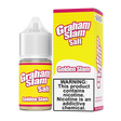 Graham Slam SALT Golden Slam 30ML nicotine salt e-liquid with golden graham cracker and creamy milk flavor profile.