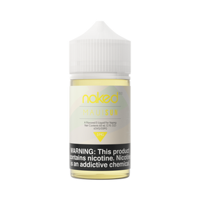 60ML Naked 100 MAUI SUN bottle with pineapple, orange, and tangerine citrus blend