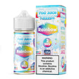 Pod Juice FREEZE Rainbow 100ML e-liquid with mixed fruit flavors and icy menthol finish.