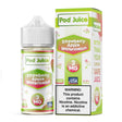 Pod Juice Strawberry Apple Watermelon 100ML e-liquid with strawberry, apple, and watermelon fruit flavor blend.