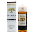 Ripe Vape VCT Bold 120ML e-liquid with bold tobacco flavor and smooth vanilla finish.
