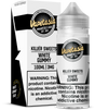 VAPETASIA Killer Sweets White Gummy 100ML e-liquid with tropical pineapple gummy candy flavor.