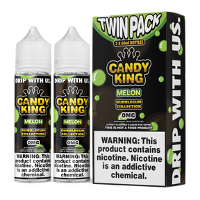CANDY KING Bubblegum – Melon 120ML Twin Pack – Honeydew Cantaloupe Bubblegum Vape Juice