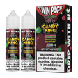 CANDY KING Bubblegum – Strawberry Watermelon 120ML Twin Pack – Strawberry & Watermelon Bubblegum Vape Juice