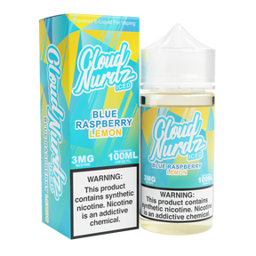 Blue Raspberry Lemon Iced by Cloud Nurdz TFN 100mL with Packaging