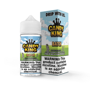 Candy King Batch 100mL e-liquid bottle featuring a sweet-and-sour fruity flavor profile.