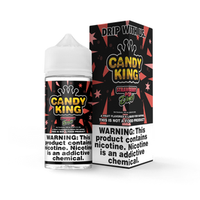 Candy King Strawberry Pop Drops 100ML E-Liquid – Fizzy Strawberry Popping Candy Flavor